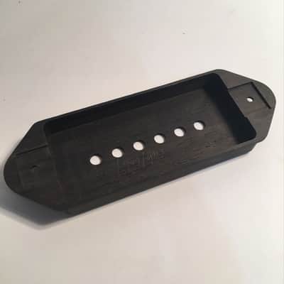 Guilford Genuine Ebony P-90 DOG EAR Pickup Covers -1 Cover- Gibson,Lollar,SD  Natural Wood image 2