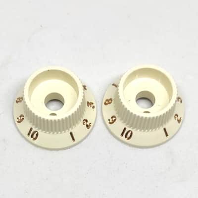 2 Boutons de commutateur (switch) Fender® Stratocaster S-1 Parchment 005-9267-049 image 2