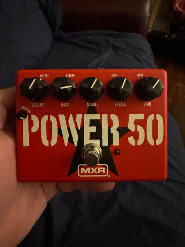 2021 - Present MXR Tom Morello Power 50 Overdrive - Red image 1