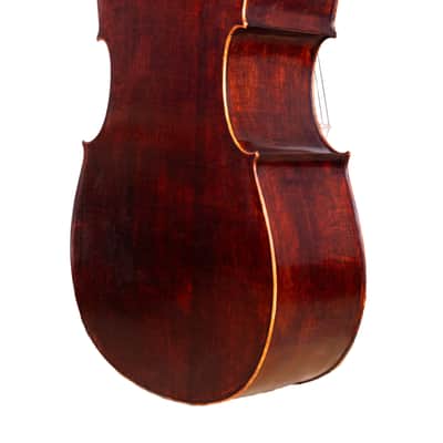 Antique Style Double Bass 3/4 with Flat Back Hand-Made in Romania #17 image 7