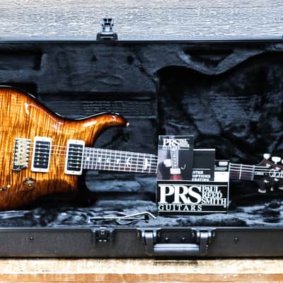 PRS Custom 24 10-Top DMO Pickups Black Gold Wraparound Burst Electric Guitar w/Case image 11