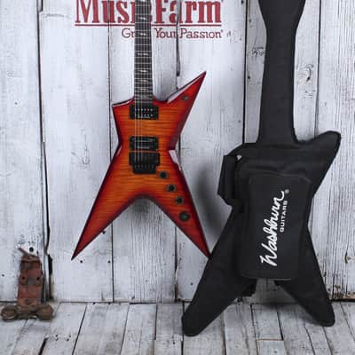 Washburn 2004 Dimebag ST Pro Stealth Electric Guitar Flame Maple Top w Gig Bag image 2