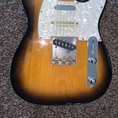 Vintage 1986 Fender TL-52 Telecaster      Reissue Electric   guitar  two tone  sunburst Nashville  conversion modded  made in japan image 2