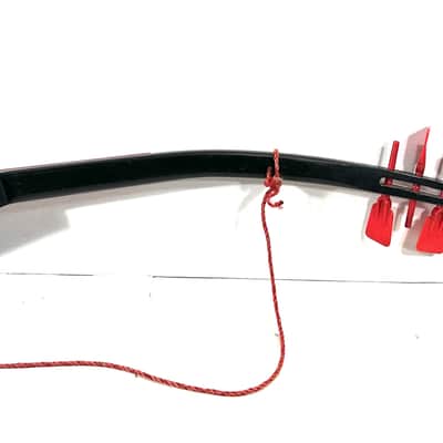 The Singing Treholipee electric ukulele uke ukulele bizarre and strange The Dark One 1969 - Black and Red image 6