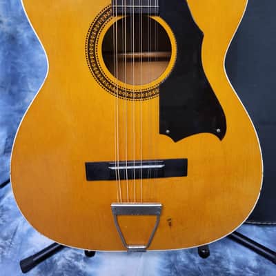 Vintage RARE 1970 Sears Roebuck by Harmony Model H1277 12 String Acoustic Guitar NY Neck Reset Pro Setup Original Soft Shell Case image 2