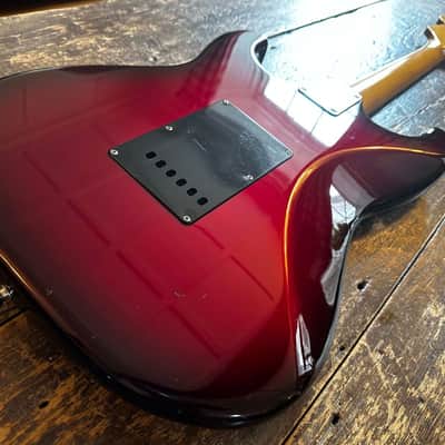 Fender Japan Rare ST65-TX Stratocaster 1965 Reissue Gunmetal Red w/ Matching Headstock, USA Pickups & Hardcase 2007 MIJ image 5