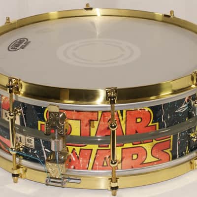 STAR WARS Comic Book Wrapped Ludwig Acrolite Snare image 1