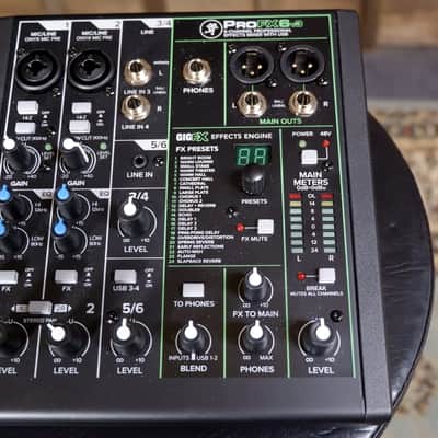 Mackie ProFX6v3 6-Channel Effects Mixer 2020 - Present - Dark Gray image 5