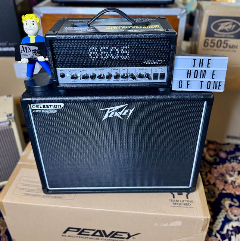 Peavey Amp Stack 6505 MH & 112- 6 1x12” Cab 2025 - Black image 1