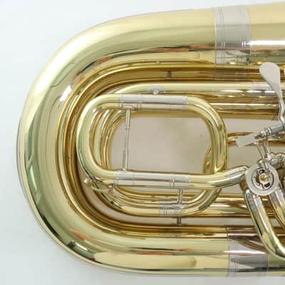 Miraphone Model 289 Professional 5/4 Size BBb Tuba SN 16201 EXCELLENT image 3