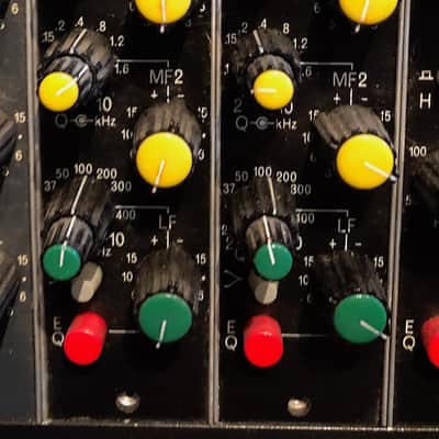 Pair Ward Beck M462B Vintage (1975) 4 Band Parametric EQ's (The REAL Hoser, not software!) image 4