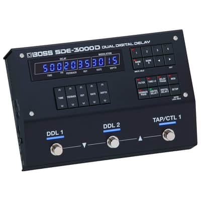 Boss SDE-3000D Dual Digital Delay 2023 - Present - Black image 2
