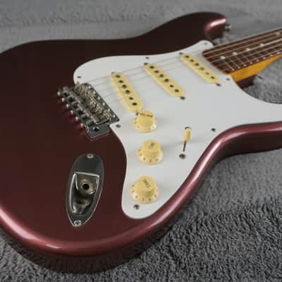 Fender ST62-80TX 04-05 - Burgundy Mist Japan - Matching Headstock image 5