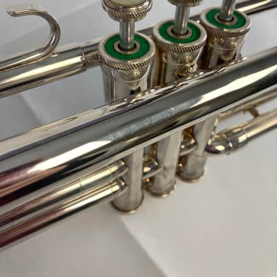 Blessing Artisan Bb Trumpet – Silver Plated – Intermediate Level – w/ Case – Excellent Condition SM#3221 image 10
