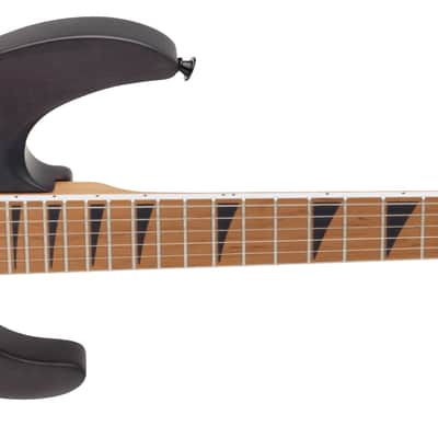 Jackson JS Series Dinky Arch Top JS24 DKAM, Caramelized Maple board, Black Stain image 4