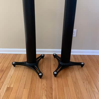 Ultimate Support MS90/45B Monitor Stands (Pair) 2010s - Black image 1