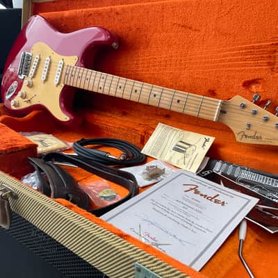 Fender Stratocaster masterbuilt 1958 NOS Yuriy Shishkov 2006 - Red image 4