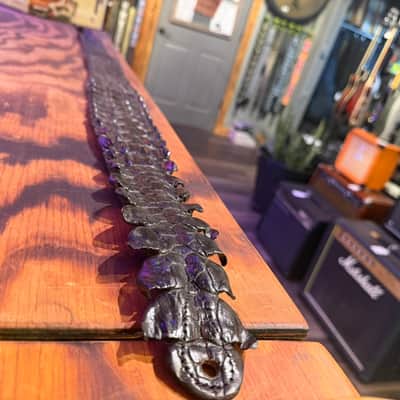 John Richard Smith Exotics Custom Australian Genuine Crocodile Guitar or Bass Strap image 9