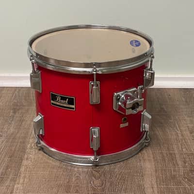 Pearl Export EX 12"x10" Rack Tom Drum Late 1980's - Coral Red image 4