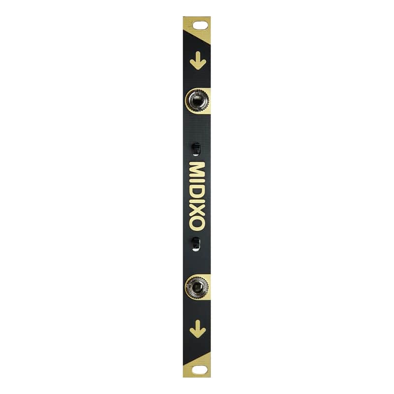 XOXO Modular MIDIXO Eurorack TRS MIDI Module (Black) image 1