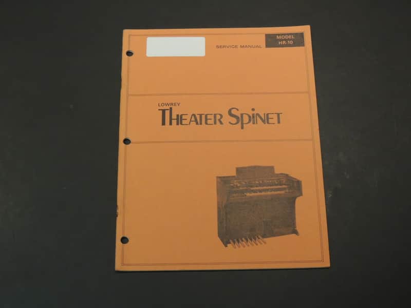 Lowrey Model HR-10 Service Manual
