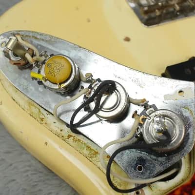 Fender Jazz Bass 1964 Olympic White w/ Original Case image 8