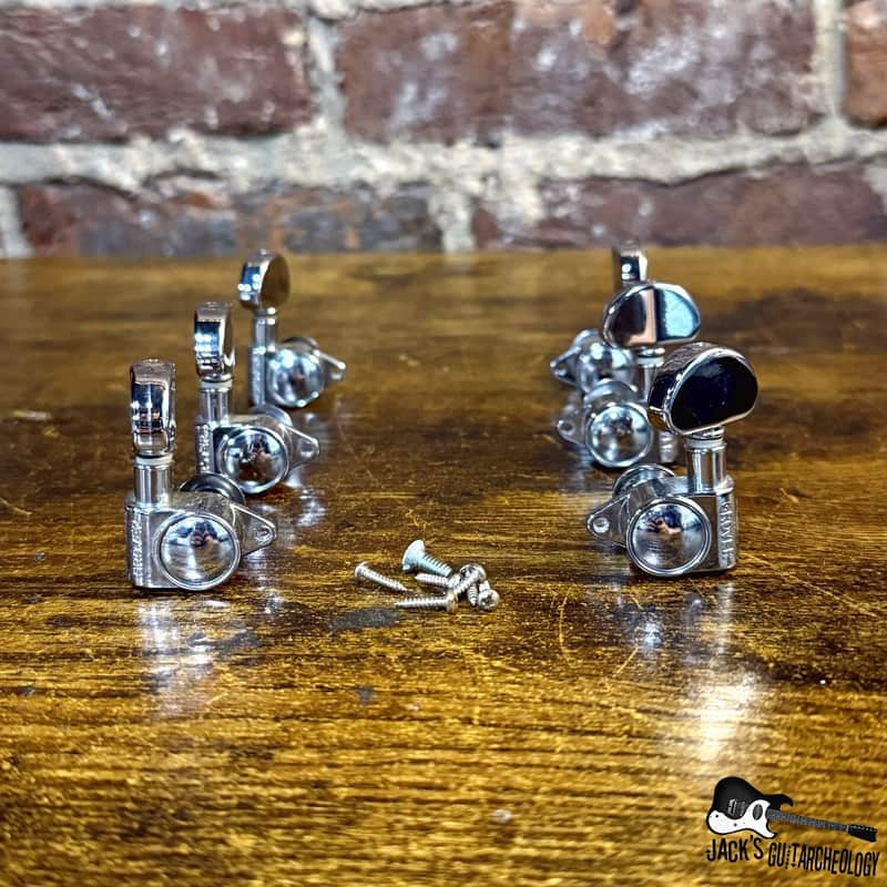 Grover 102N 3x3 10mm Tuners (2010s - Chrome) image 1