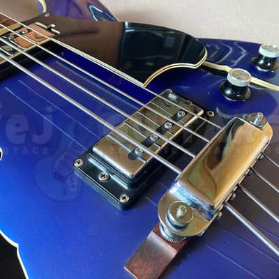 Yamaha SA-70 SA Bass MIJ 1967-72 w/OHSC ***STUNNING*** in Original 'Pearl Marine Blue' ***VERY RARE*** image 20