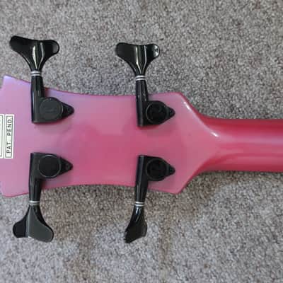 Vintage 1980s BC Rich B.C. Rich Warlock Bass NJ Series Candy Apple Metallic Purple Pink Fade Clean Solid Sound Of Thunder Metal Rock 2 PUs image 12