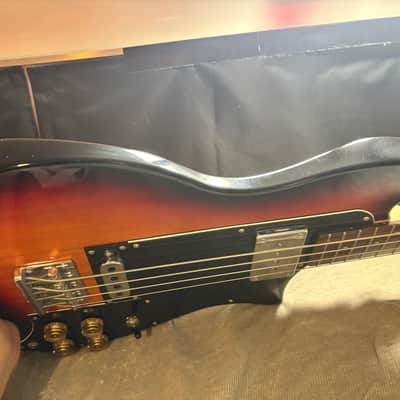 Eastwood Magnum Electric Bass Guitar Sunburst image 5