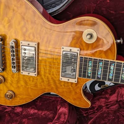 2002 Gibson Custom Shop Les Paul Elegant - AAAA - Amber Quilt Top - 7lbs - 12oz image 10