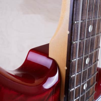 Fender 2024 Collection MIJ Hybrid II Jazzmaster 2024 Red Quilt Beryl QMT Japan w/ Bag image 9