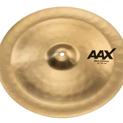 Sabian AAX 14 Inch Mini Chinese Cymbal l Brilliant Finish l B20 Bronze Alloy l 80% Copper - 20% Tin l Made in Canada l Model 21416XB image 1