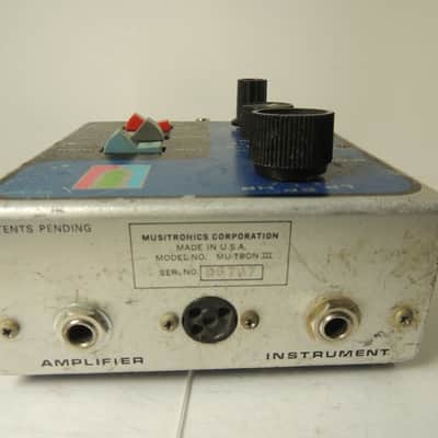 Vintage Mu-Tron III Envelope Filter Auto Wah Effects Pedal Musitronics Original image 8