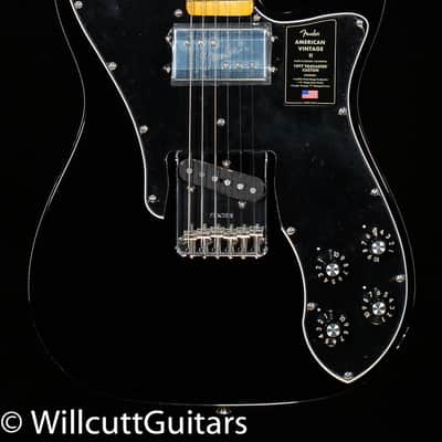 Fender American Vintage II 1977 Telecaster Custom Maple Fingerboard Black (036) image 3