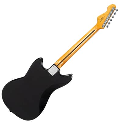 Vintage REVO Series 'Colt' HS Duo Electric Guitar ~ Boulevard Black image 3