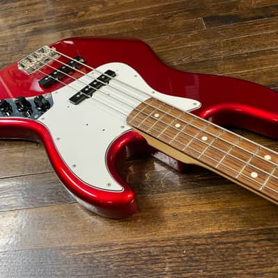 Fender Japan Jazz Bass Standard Electric Bass Candy Apple Red MIJ image 7