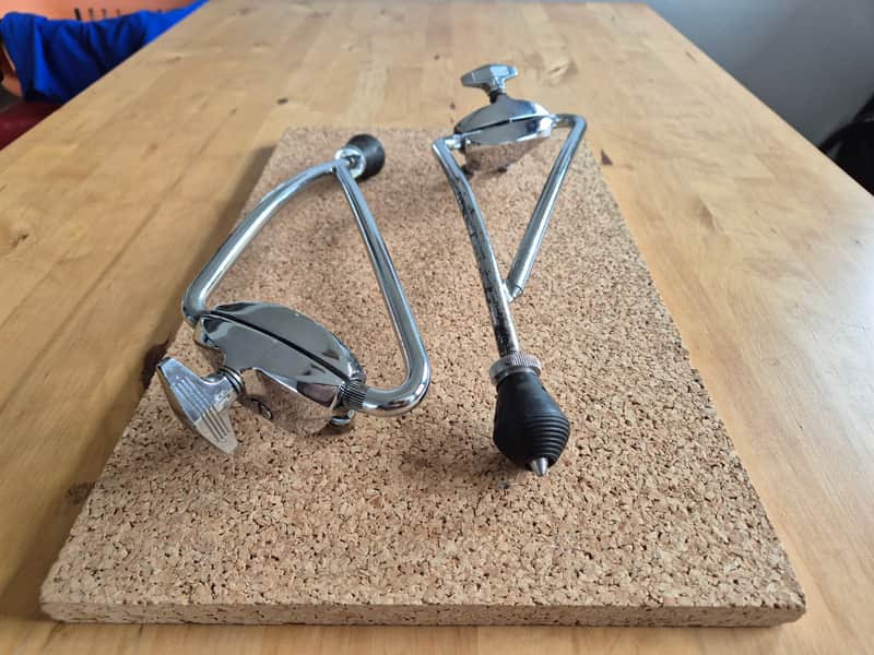 Sonor Phonic Bassdrum Spurs ~1980 - Chrome image 1