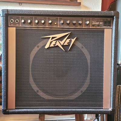 Vintage Laney AOR A3012 and Peavey Triumph 60 Valve Tube Guitar Amp Amplifier Combo image 3