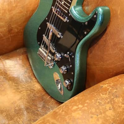 Fender Stratocaster Custom Shop 6/12 1994 Green Sparkle image 6