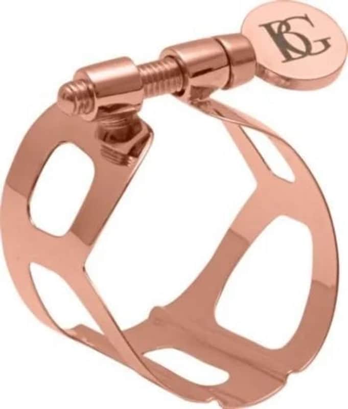 Ligature, w Cap, Tenor Sax, Trad, Rose Gold image 1