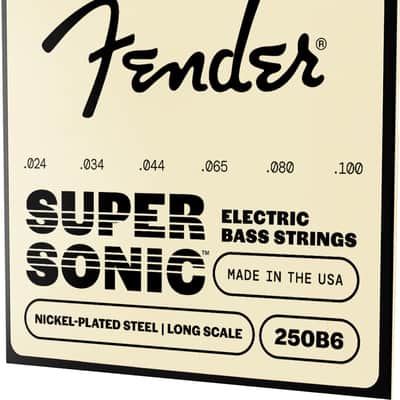 Fender SuperSonic 250B6 Bass VI Strings 24-100 image 2