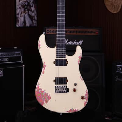 Cream Over Paisley HH Strat by Dhatarattha image 2