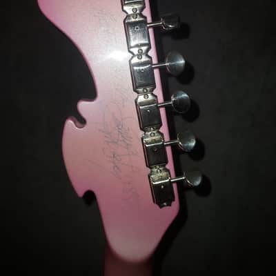 Mosrite Double Axe Prototype PT1-DAX 1988 Champagne Pink image 5