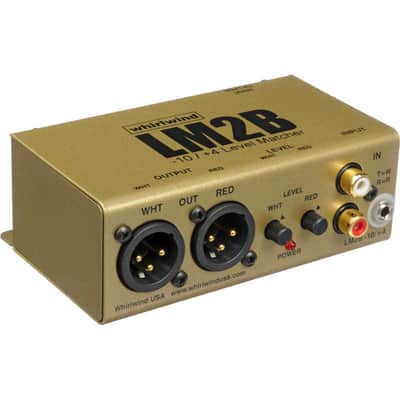 Whirlwind LM2B 2-Channel Unbalanced to Balanced Line Converter