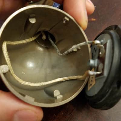 Astatic 200 BAD ELEMENT MC 101 bullet handle harp mic crystal 1950s image 13