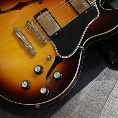 2010 Gibson Custom Shop ES-339 Semi-Hollow Electric Guitar Sunburst + COA OHSC image 7