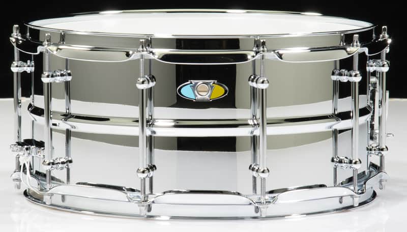 Ludwig 6.5x14 Supralite Steel Shell Snare Drum image 1