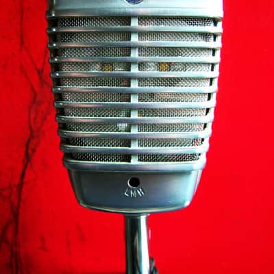 Vintage 1960's Shure 51S dynamic Microphone mod LED light / lamp w cable 51 55 55S # 2 image 4