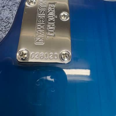 Ernie Ball Music Man Steve Morse 2005 - Translucent Blue image 9